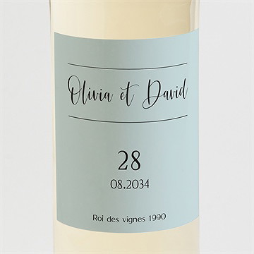 Etiquette de bouteille mariage so vinyle