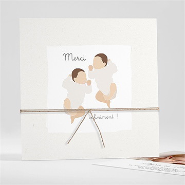 Remerciement naissance des jumeaux !