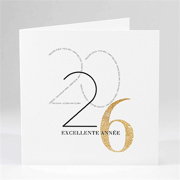 Carte de voeux année design