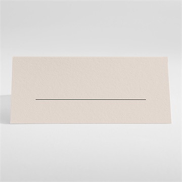 Marque-place baptême bébé nounours - Dos du marque-place