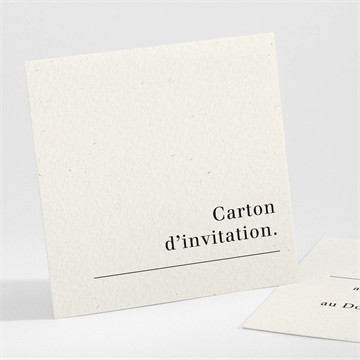 Carton d'invitation mariage absolument