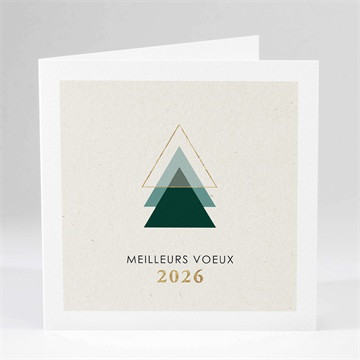 Carte pliée - carré