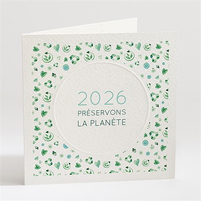 Carte de voeux écologique