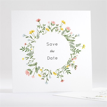Save the Date mariage joie champetre pocketfold