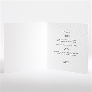 Carte de voeux photographe - Intérieur de la carte