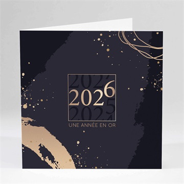 Carte de voeux nouvelle année