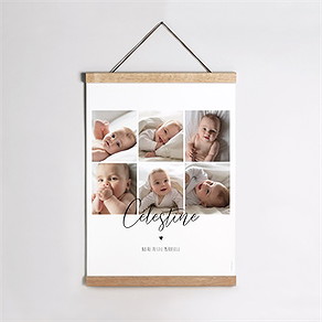 Affiche naissance petit chéri