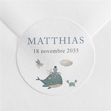 Sticker naissance mer