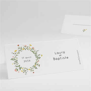 Marque-place mariage joie champetre