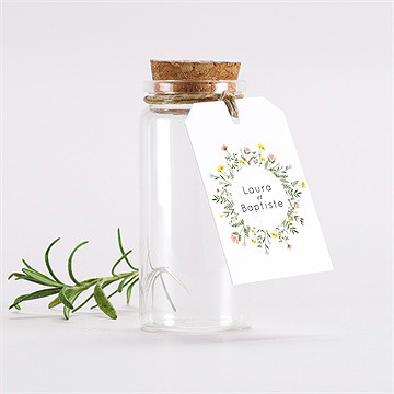 Mignonette mariage joie champetre étiquette