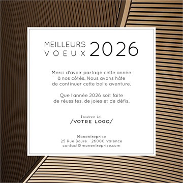 Carte de voeux virtuelle image entreprise architecte design