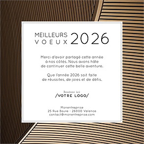 Carte de voeux virtuelle image entreprise architecte design