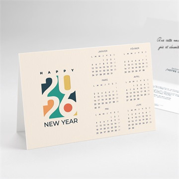 Carte pliée - paysage