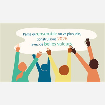 Carte de voeux virtuelle vidéo entreprise soyons solidaires
