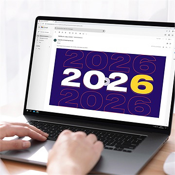 Carte de voeux virtuelle vidéo entreprise corporate - Mise en situation