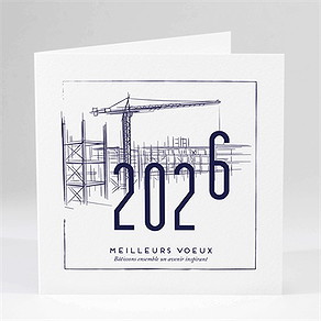Carte de voeux btp