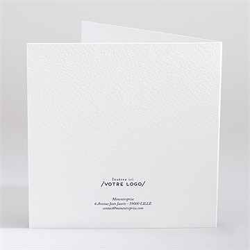 Carte de voeux btp - Dos de la carte