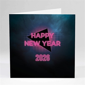 Carte de voeux monde de la nuit