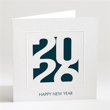 Carte de voeux une nouvelle année