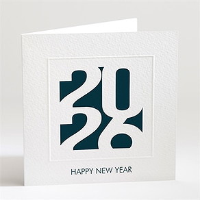 Carte de voeux une nouvelle année