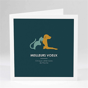 Carte de voeux veterinaire