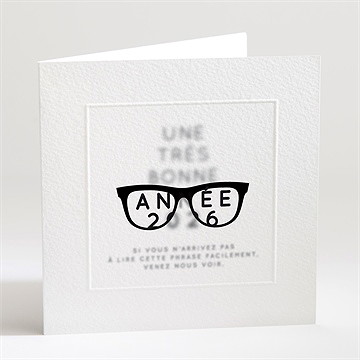 Carte de voeux opticien