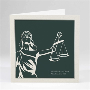 Carte de voeux avocat
