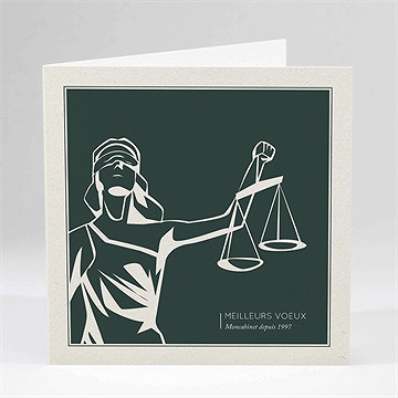 Carte de voeux avocat
