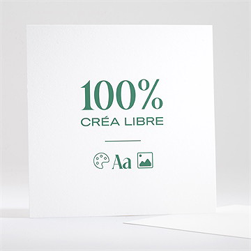 Carte de voeux professionnel vierge carré