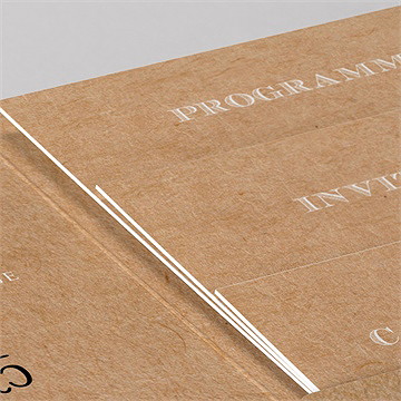 Faire-part mariage petite cocotte pocketfold - Détail du faire-part