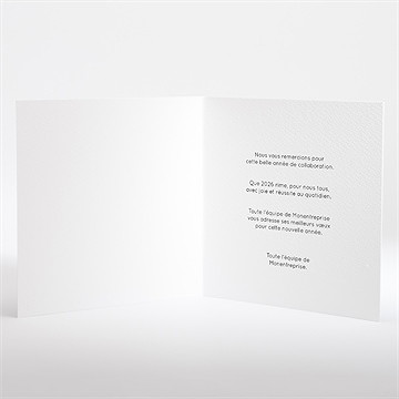 Carte de voeux immobilier - Intérieur de la carte