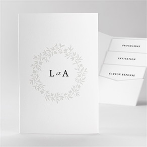 Faire-part mariage sublime pocketfold