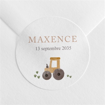 Sticker naissance dans la ferme