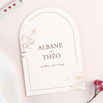 Faire-part mariage poésie boheme