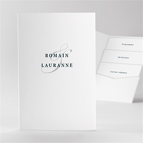Faire-part mariage en relief pocketfold