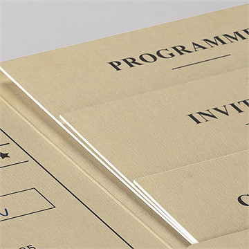 Faire-part mariage notre télégramme pocketfold - Détail du faire-part