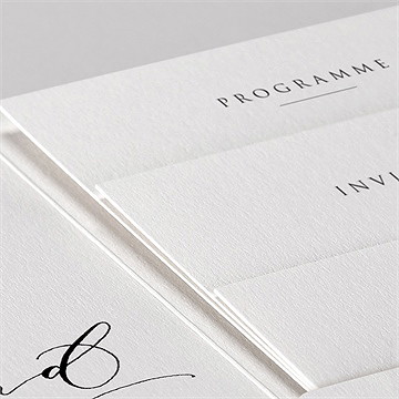 Faire-part mariage elle a dit oui pocketfold - Détail du faire-part