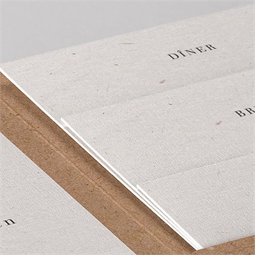 Faire-part mariage capsule champetre - Détail du faire-part