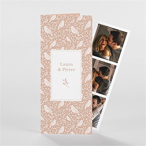 Faire-part mariage murmures