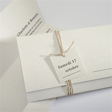 Faire-part mariage absolument pochette