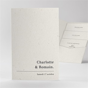 Faire-part mariage absolument pocketfold