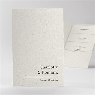 Faire-part mariage absolument pocketfold