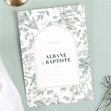 Faire-part mariage sculpture