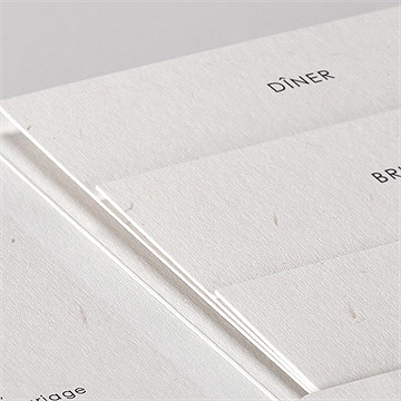 Faire-part mariage pampa - Détail du faire-part