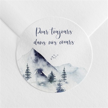 Stickers décès immensité