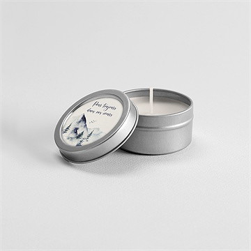 Bougie souvenir immensité - Mise en situation