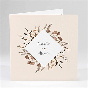 Faire-part mariage virevoltant