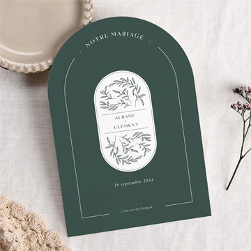 Faire-part mariage toi c'est moi