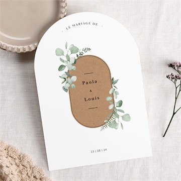 Faire-part mariage encapsulés