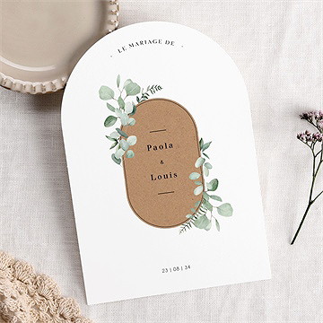 Faire-part mariage encapsulés